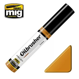  AMMO by MIG Jimenez - OILBRUSHER Ochre makettező effekt 10 mL