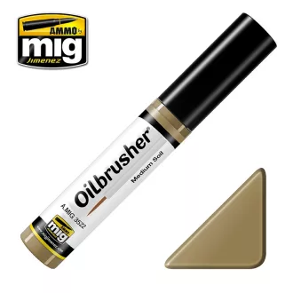 AMMO by Mig OILBRUSHER MEDIUM SOIL festék