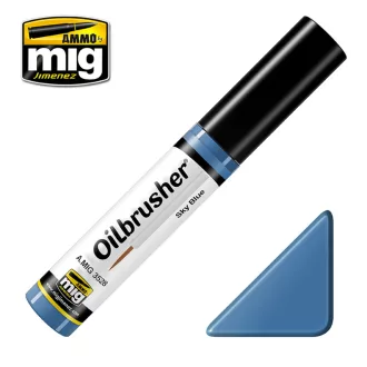   AMMO by MIG Jimenez - OILBRUSHER Sky Blue makettező effekt 10 mL