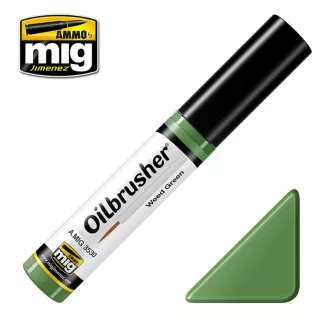   AMMO by MIG Jimenez - OILBRUSHER Weed Green makettező effekt 10 mL