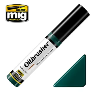   AMMO by MIG Jimenez - OILBRUSHER Mecha Dark Green makettező effekt 10 mL