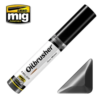   AMMO by MIG Jimenez - OILBRUSHER Gun Metal makettező effekt 10 mL