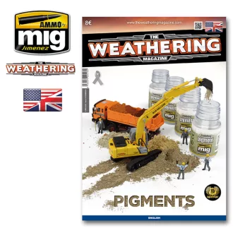   AMMO by MIG Jimenez - THE WEATHERING MAGAZINE 19 - Pigments (English) makettező kiadvány