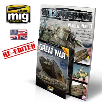   AMMO by MIG Jimenez - THE WEATHERING SPECIAL - World War I (English) makettező könyv