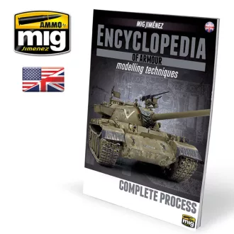   AMMO by MIG Jimenez - ENCYCLOPEDIA OF ARMOUR MODELLING TECHNIQUES - Vol. Extra Complete Process (English) makettező könyv