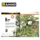 AMMO by MIG Jimenez - MODELLING SCHOOL - How to use Vegetation in your Dioramas (Multilingual) makettező könyv