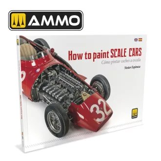   AMMO by MIG Jimenez - How to Paint Scale Cars ENGLISH, SPANISH makettező kiadvány