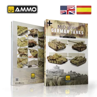   AMMO by MIG Jimenez - How to Paint Mid WWII German Tanks (FEB 1943 - SEP 1944) (English, Spanish) makettező kiadvány