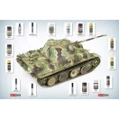 AMMO by MIG Jimenez - SOLUTION BOOK 23 - How to Paint WWII German Late-War Vehicles (English, Castellano, Francais, Deutsch) makettező kiadvány