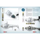 AMMO by MIG Jimenez - SOLUTION BOOK 28 - How to Paint Rebel Galactic Starships (English, Castellano, Francais, Deutsch) makettező kiadvány