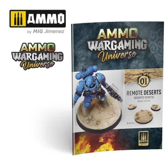  AMMO by MIG Jimenez - AMMO WARGAMING UNIVERSE Book 01 - Remote Deserts (English, Castellano, Polski) makettező kiadvány