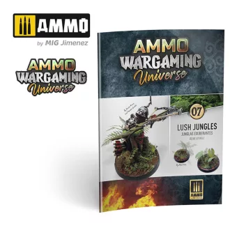   AMMO by MIG Jimenez - AMMO WARGAMING UNIVERSE Book 07 - Lush Jungles (English, Castellano, Polski) makettező kiadvány