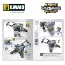 AMMO by MIG Jimenez - AMMO WARGAMING UNIVERSE Book 08 - Aircraft and Spaceship Weathering (English, Castellano, Polski) makettező kiadvány