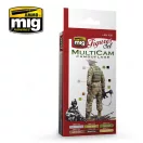 AMMO by MIG Jimenez - Multicam Camouflage Figures Set figura festék szett