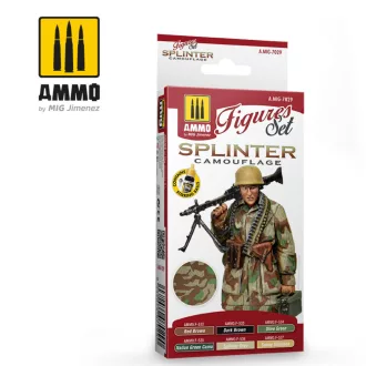   AMMO by MIG Jimenez - Splinter Camouflage Figures Set figura festék szett