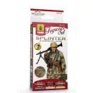 AMMO by MIG Jimenez - Splinter Camouflage Figures Set figura festék szett