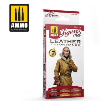   AMMO by MIG Jimenez - Leather Figures Set figura festék szett