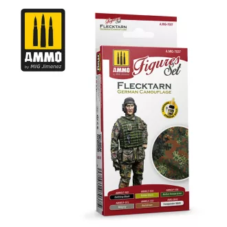   AMMO by MIG Jimenez - Flecktarn German Camouflage Set makettező kiegészítő 17 mL / db