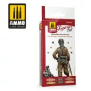AMMO by MIG Jimenez - Erbsenmuster Pea Dot Camouflage Figures Set figura festék szett