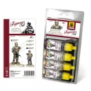AMMO by MIG Jimenez - Marpat Woodland Camouflage Figures Set figura festék szett