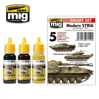   AMMO by MIG Jimenez - Modern Syria Camouflage Colors makettfesték 17 mL / db