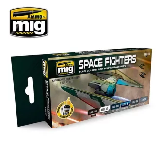   AMMO by MIG Jimenez - Space Fighters Sci-Fi Colors makettfesték 17 mL / db