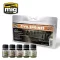 AMMO by MIG Jimenez - Civil Engines Weathering Set makettező effekt 17 mL / db