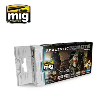   AMMO by MIG Jimenez - Realistic Robots Paints makettfesték 17 mL / db