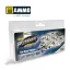 AMMO by MIG Jimenez - DRYBRUSH Set Grey Colors makettező ecset 17 mL / db