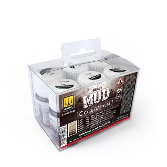   AMMO by MIG Jimenez - AMMO Collections: Heavy Muds dioráma effekt 35 mL / db