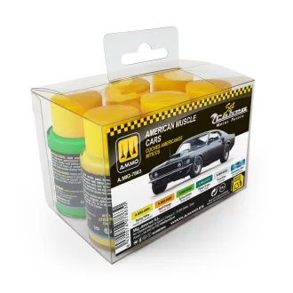   AMMO by MIG Jimenez - Cobra Motor American Muscle Cars Set festékszett 30 mL / db