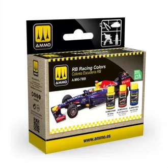   AMMO by MIG Jimenez - Cobra Motor RB Racing Colors Set festékszett 30 mL / db