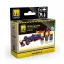 AMMO by MIG Jimenez - Cobra Motor RB Racing Colors Set festékszett 30 mL / db