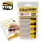 AMMO by MIG Jimenez - Spare Jars for Mixes (4 x 17mL jars with agitator and dosifier) makettező kiegészítő