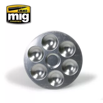   AMMO by MIG Jimenez - Aluminium Pallet (6 wells) makettező kiegészítő
