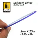AMMO by MIG Jimenez - Softouch Velvet Masking Tape 1 (2mm x 25M) maszkoló