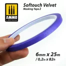 AMMO by MIG Jimenez - Softouch Velvet Masking Tape 2 (6mm x 25M) maszkoló