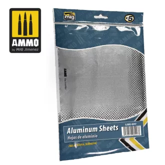   AMMO by MIG Jimenez - Aluminium Sheets 280mm x 195mm makettező kiegészítő