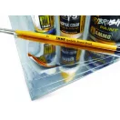 AMMO by MIG Jimenez - Chrome Sheets 280mm x 195mm makettező kiegészítő