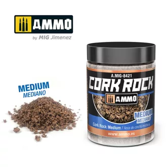   AMMO by MIG Jimenez - CREATE CORK Cork Rock Medium (Jar 100mL) makettező kiegészítő