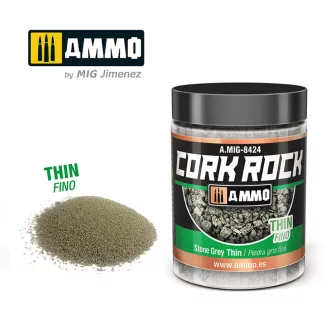   AMMO by MIG Jimenez - CREATE CORK Stone Grey Thin (Jar 100mL) makettező kiegészítő