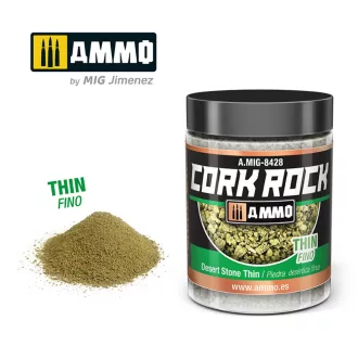   AMMO by MIG Jimenez - CREATE CORK Desert Stone Thin (Jar 100mL) makettező kiegészítő