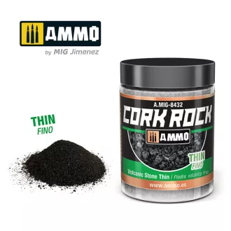   AMMO by MIG Jimenez - CREATE CORK Volcanic Rock Thin (Jar 100mL) makettező kiegészítő