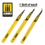 AMMO by MIG Jimenez - Mini Blade Set - 3 pcs. (1 Mini Blade Straight + 1 Mini Blade Curved + 1 Mini Blade Ripper) makettező szerszám
