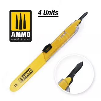   AMMO by MIG Jimenez - Protective Blade Curved - 1 pc makettező szerszám