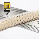 AMMO by MIG Jimenez - 1/72 Sherman T54E1 with Duckbill Grousers Tracks Set 3D nyomtatott műgyanta lánctalp készlet