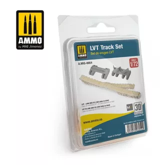   AMMO by MIG Jimenez - 1/72 LVT Tracks Set 3D nyomtatott műgyanta lánctalp készlet
