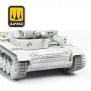 AMMO by MIG Jimenez - 1/72 Panzer III/IV Late Winterketten. Used between 1942 and 1945 3D nyomtatott műgyanta lánctalp készlet