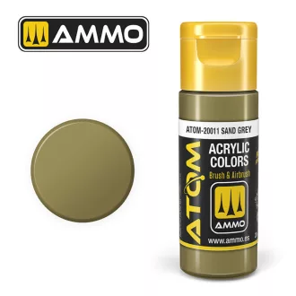   AMMO by MIG Jimenez - ATOM COLOR Sand Grey akril festék 20 mL