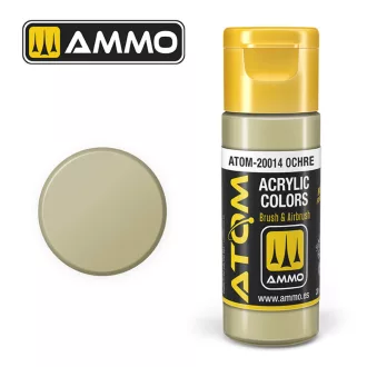 AMMO by MIG Jimenez - ATOM COLOR Ochre akril festék 20 mL